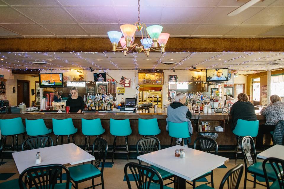 The bar at Vito & Nick’s.