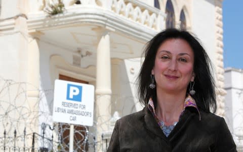 Three people have been arrested over the murder of Daphne Caruana Galizia, but the person who ordered the killings is likely to still be at large - Credit: DARRIN ZAMMIT LUPI/Reuters