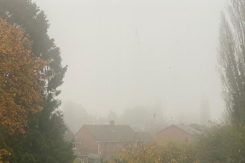 A heavy fog has descended on Worcester <i>(Image: Newsquest)</i>