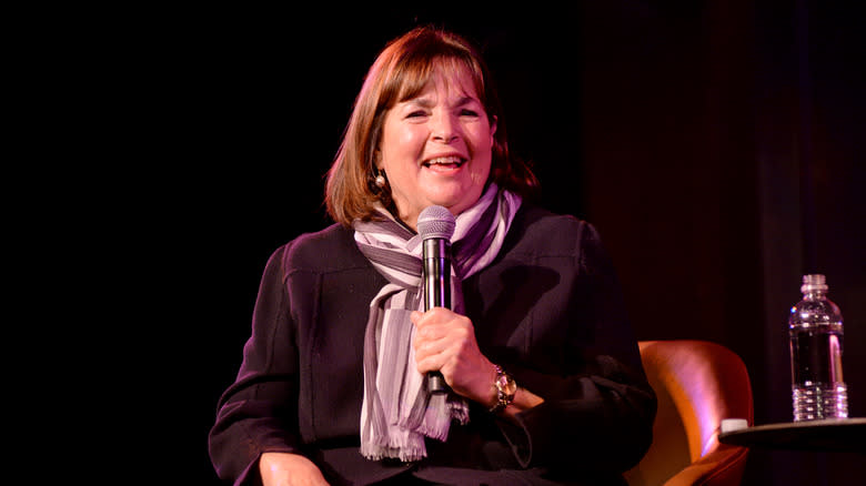 Ina Garten speaking at event