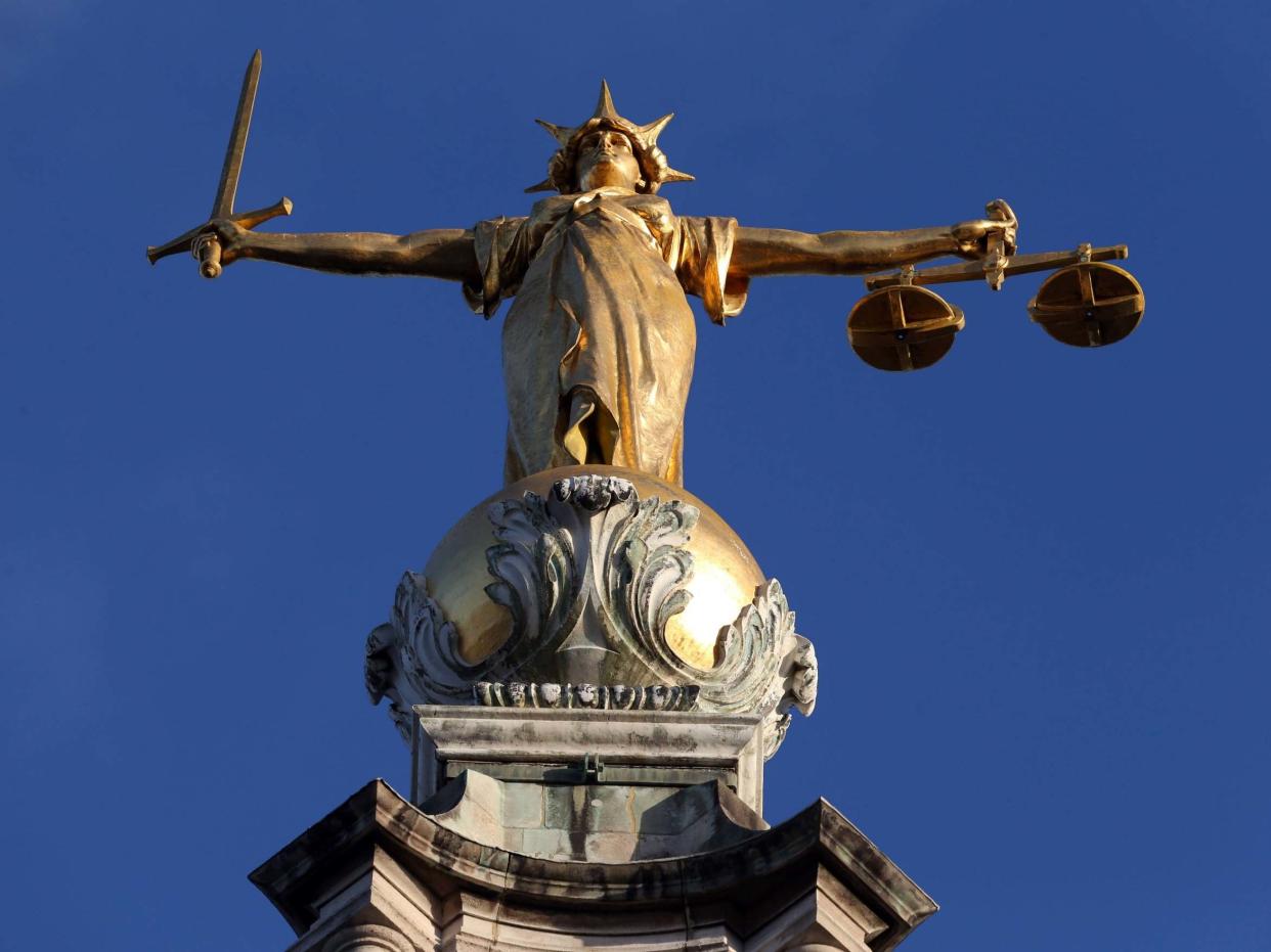 File image of the Central Criminal Court building at the Old Bailey, in London: Jonathan Brady/PA Wire