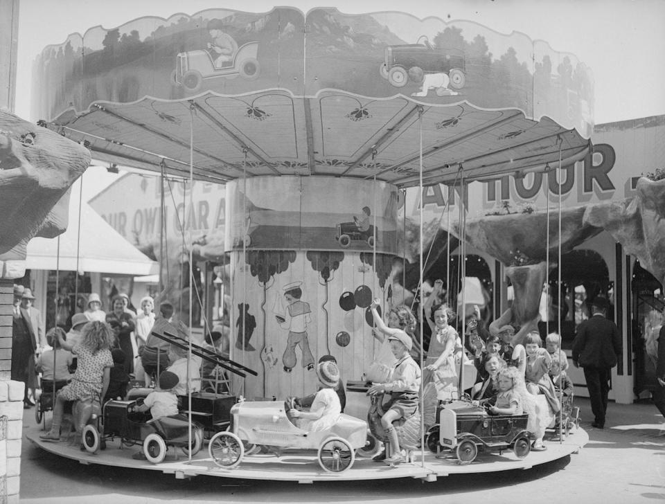 Vintage Amusement Park Photos Getty00003