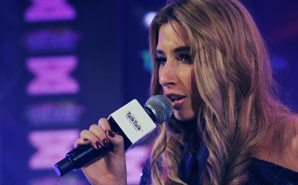 LONDON, ENGLAND - DECEMBER 03:  Stacey Solomon performs at the secret gig for the X Factor semi-finalists sponsored by TalkTalk in Soho on December 3, 2009 in London, England.  (Photo by Ian Gavan/Getty Images)