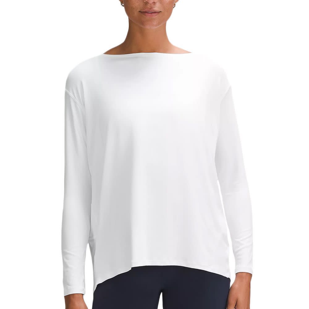 <p><a href="https://go.redirectingat.com?id=74968X1596630&url=https%3A%2F%2Fshop.lululemon.com%2Fp%2Ftops-long-sleeve%2FBack-in-Action-Long-Sleeve-Nulu-MD%2F_%2Fprod10641958&sref=https%3A%2F%2F" rel="nofollow noopener" target="_blank" data-ylk="slk:Shop Now;elm:context_link;itc:0;sec:content-canvas" class="link rapid-noclick-resp">Shop Now</a></p><p>Back in Action Long Sleeve Shirt </p><p>lululemon.com</p><p>$54.00</p>