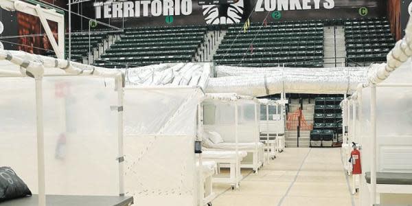 Auditorio Zonkeys es habilitado como hospital