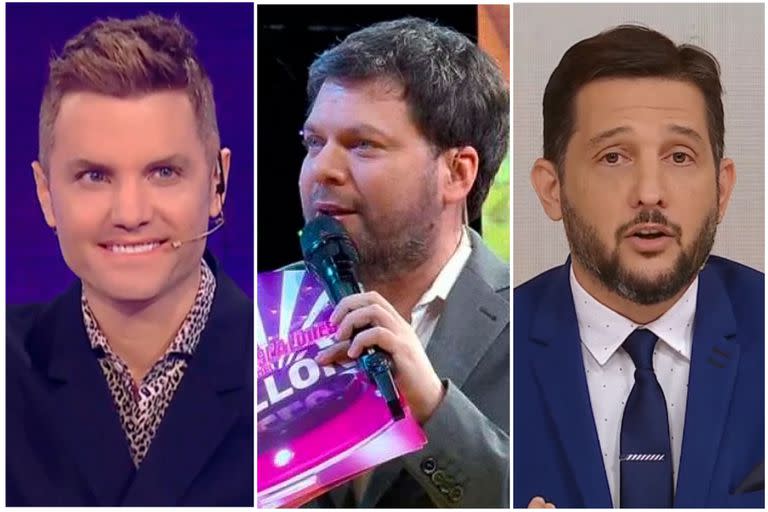 Santiago del Moro, Guido Kaczka y Germán Paoloski, conductores que le suman público a la grilla televisiva