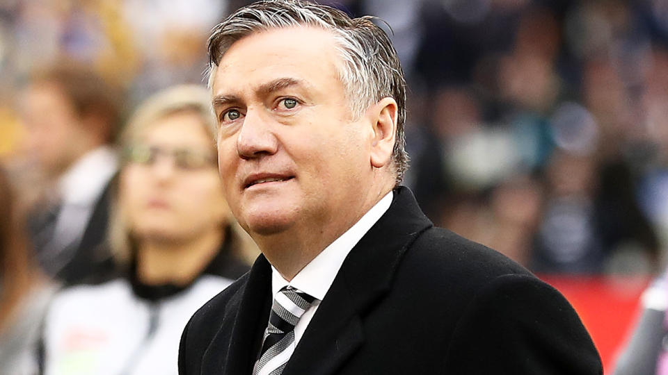 Eddie McGuire is pictured after the 2018 AFL grand final.