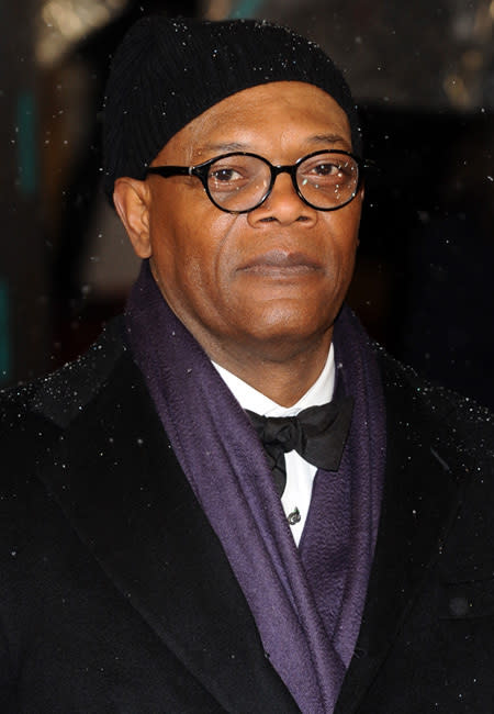 <p>Probably doesn't matter that "Django Unchained" star Samuel L. Jackson is covered in snow on the 2013 BAFTAs red carpet. Why? Because he's already the coolest man in town. (Please forgive us but we had to go there.)</p>