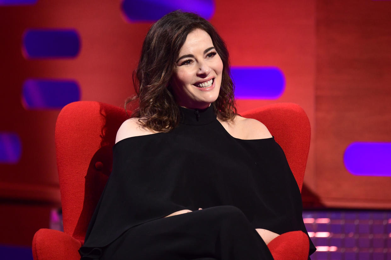 EDITORIAL USE ONLY Nigella Lawson during the filming for the Graham Norton Show at BBC Studioworks 6 Television Centre, Wood Lane, London, to be aired on BBC One on Friday evening. Picture date: Thursday November 19, 2020. Photo credit should read: PA Media on behalf of So TV/PA Wire