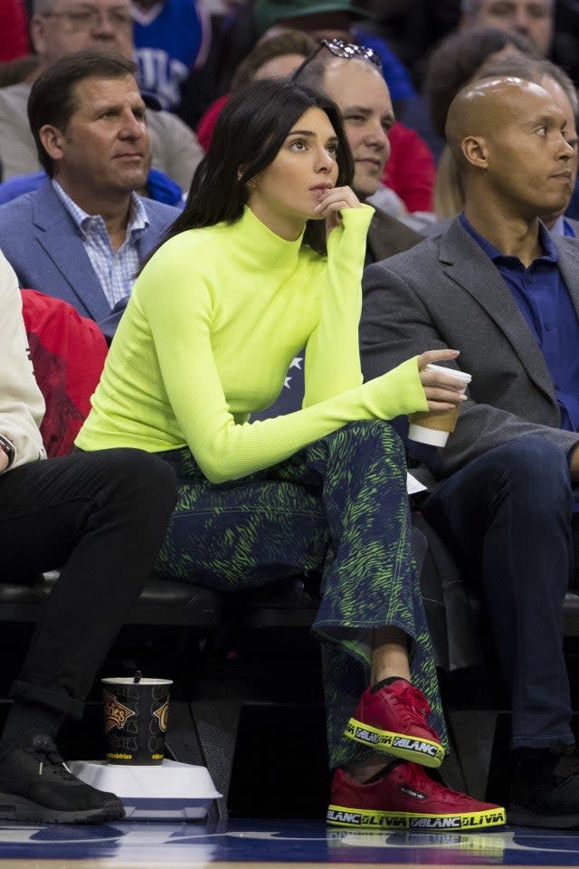 Kendall Jenner 76s Game Feb 8