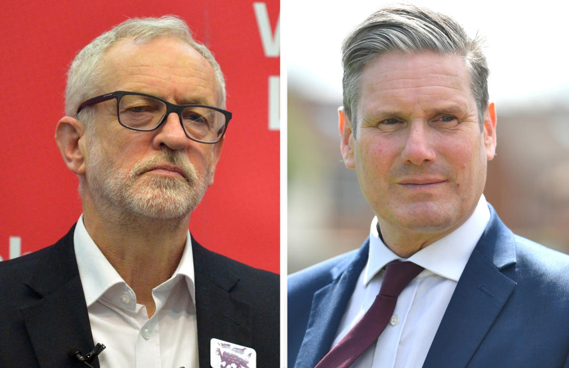 Starmer used his manifesto speech to reiterate that former Labour leader Jeremy Corbyn is now not a Labour candidate and has been expelled from the party.