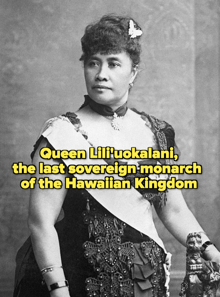 Queen Lili'uokalani, the last sovereign monarch of the Hawaiian Kingdom.