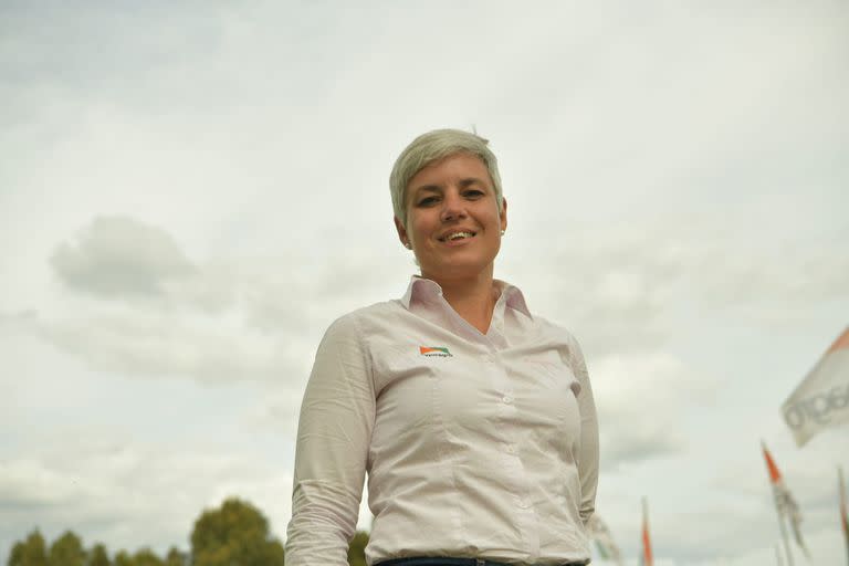 Valeria Nethge, del área Técnica de Expoagro