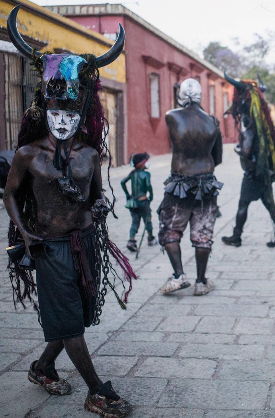 “Masks in Mexico,” a photo taken by Andy Summers.