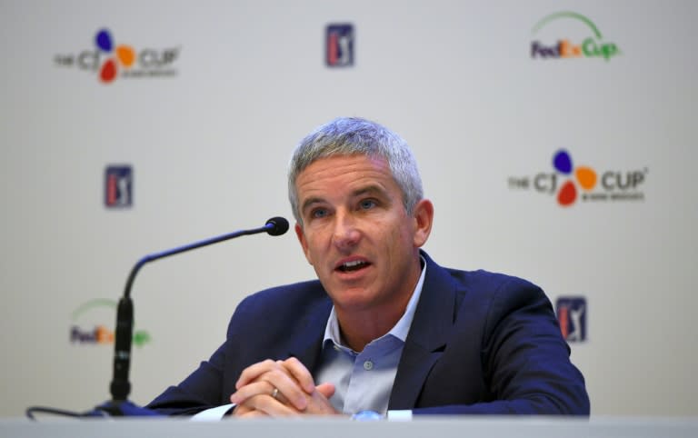 Further new US PGA Tour events in Asia are a possibility, but commissioner Jay Monahan says that 'to say something is imminent would be a miscalculation'