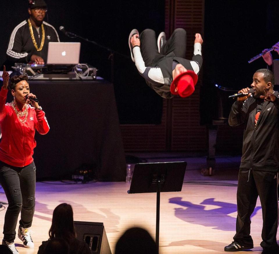 Orquesta Hip-Hop en el Miami Beach Bandshell.