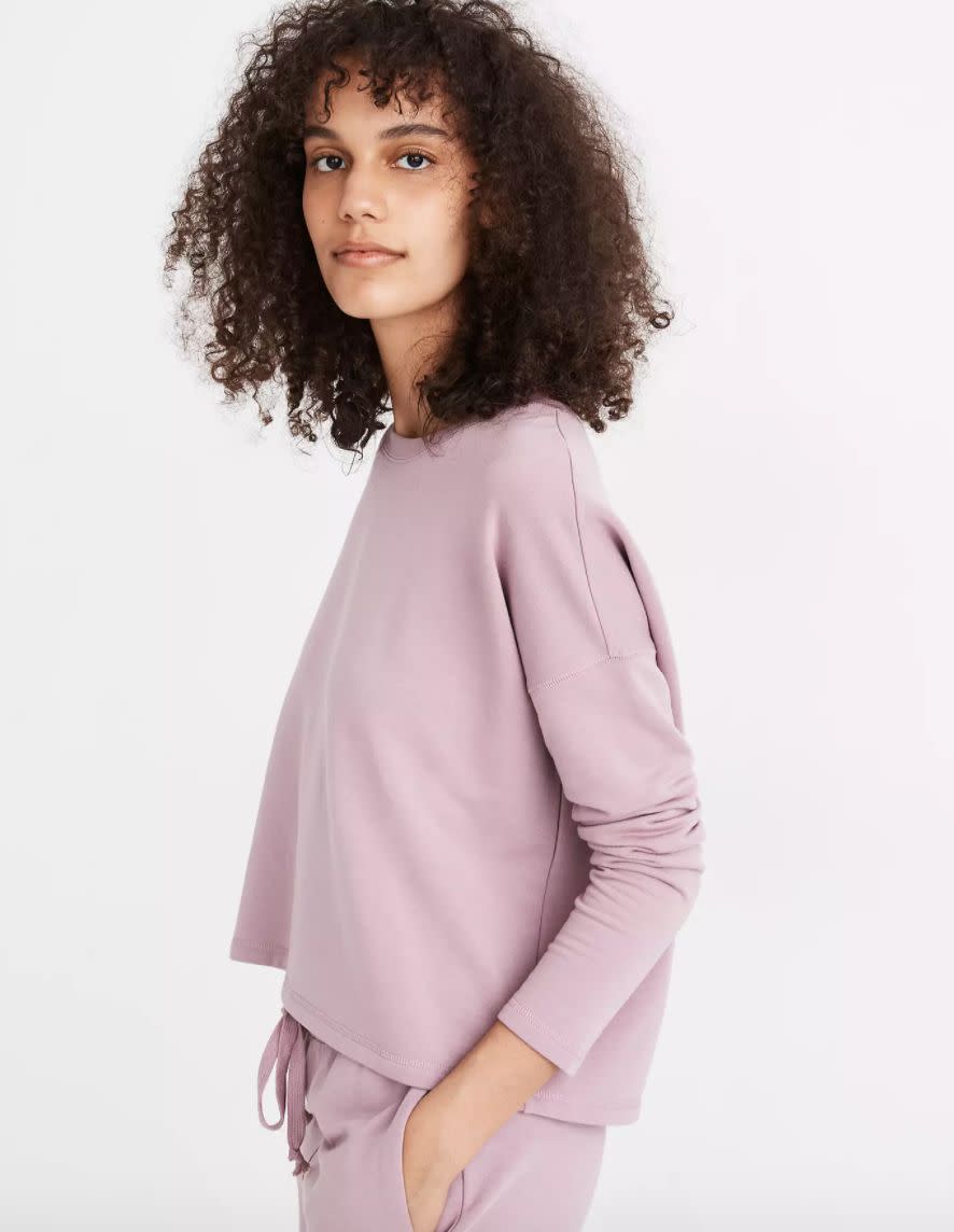 <a href="https://fave.co/35jtikH" target="_blank" rel="noopener noreferrer">Find it for $60 at Madewell</a>. This also comes in a "black coal" color.