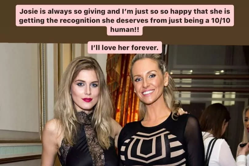 Ashley James reveals how Josie Gibson came to her aid as she called her a 'guardian angel'