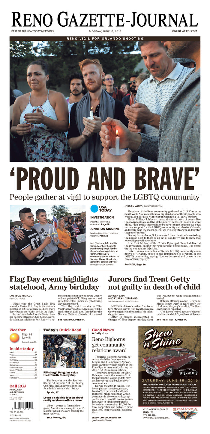 <p>Reno Gazette-Journal<br> Published in Reno, Nev. USA. (newseum.org) </p>