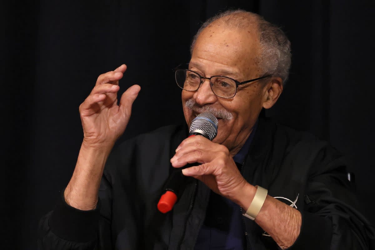 Ed Dwight, the first Black man to train as an astronaut, in 2023. On Sunday, he will become the oldest person to go to space (Getty Images for National Geogra)