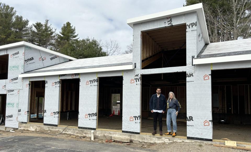 Big changes are under way at the former Market Day complex at 135 Port Road in Kennebunk, Maine. Mother-and-son team Clayton and Paula Daher are transforming the building into a new interior design studio and retail shop.