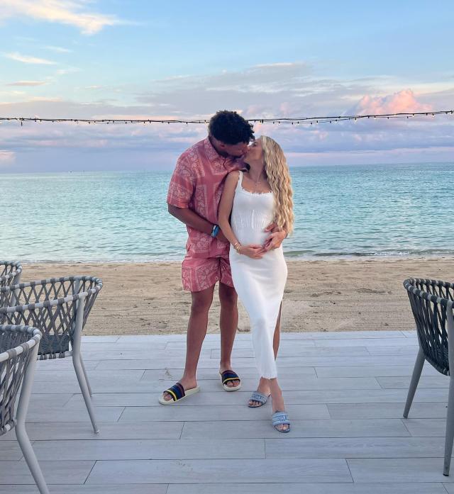 Brittany Mahomes Poses with Daughter in Sweet Baby Bump Shoot