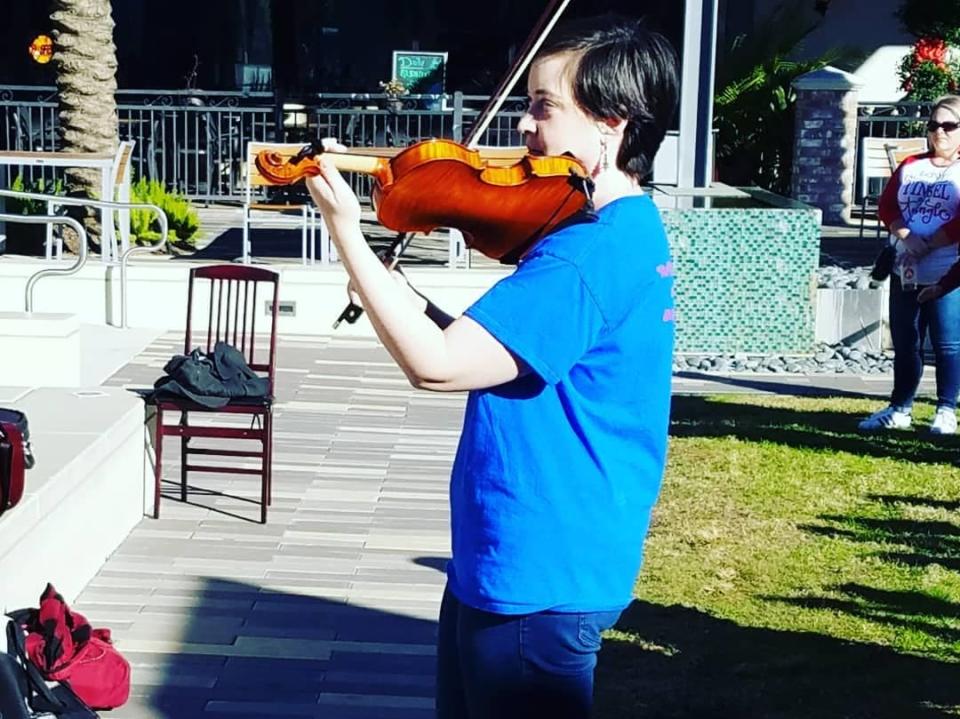 Beaudry still plays the viola today. (Courtesy Meghan Beaudry)