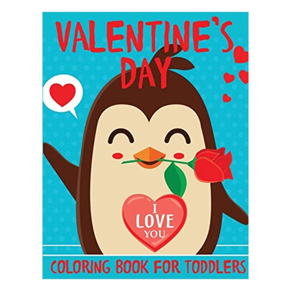 21) Valentine’s Day Coloring Book for Toddlers