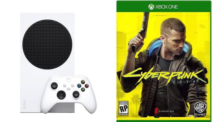 Grab an Xbox Series S at QVC and the hottest games, like Cyberpunk 2077, on the site.