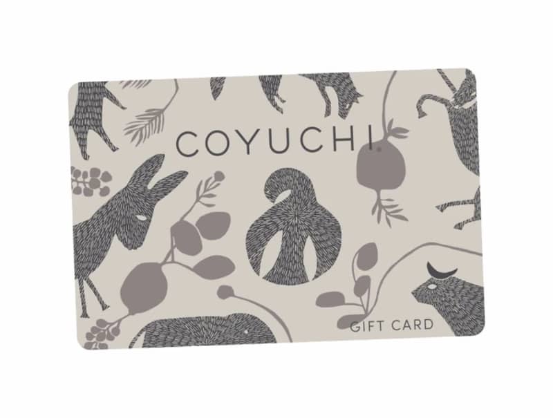 Coyuchi gift card