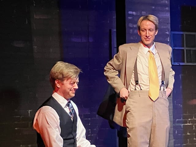 A scene from “Thrill Me: The Leopold and Loeb Story” (photo by Jonathan Turner)
