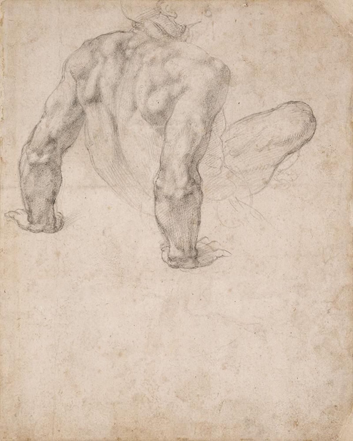 Michelangelo sketch (© The Trustees of the British Museum)