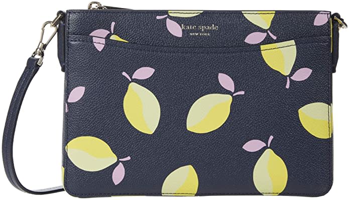 Kate Spade New York Margaux Lemons Medium Convertible Crossbody Blue Multi One Size