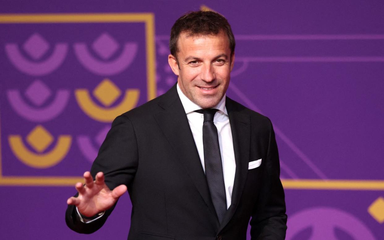 Soccer Football - World Cup - Final Draw - Doha Exhibition & Convention Center, Doha, Qatar - April 1, 2022 Former player Alessandro Del Piero arrives ahead of the draw - REUTERS