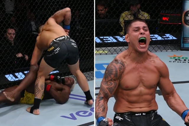UFC Fight Night 234 video: Brunno Ferreira sleeps Phil Hawes with crushing  punches - Yahoo Sports