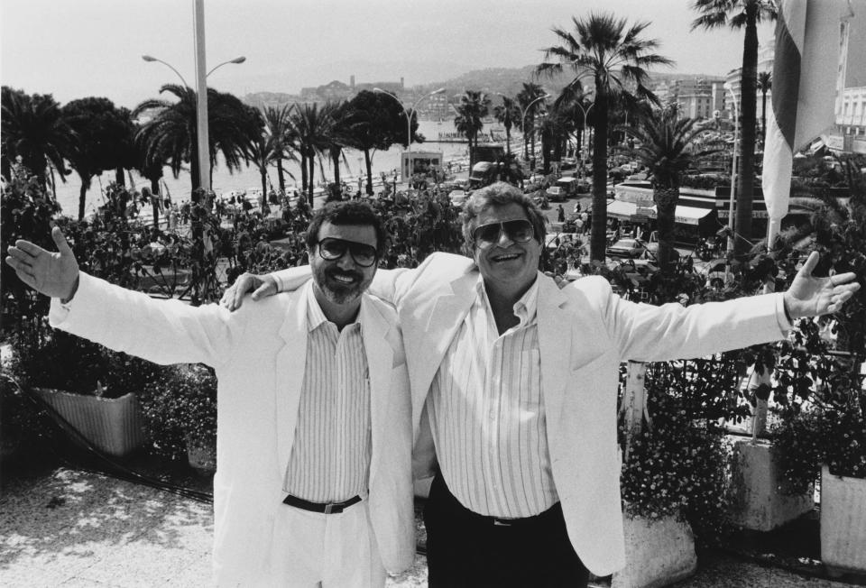 (L-R) Cannon Films owners Yoram Globus and Menahem Golan