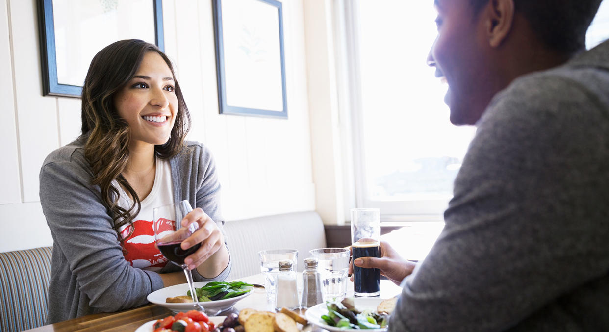 Voice changes on dates can indicate attraction, according to science. [Photo: Getty]