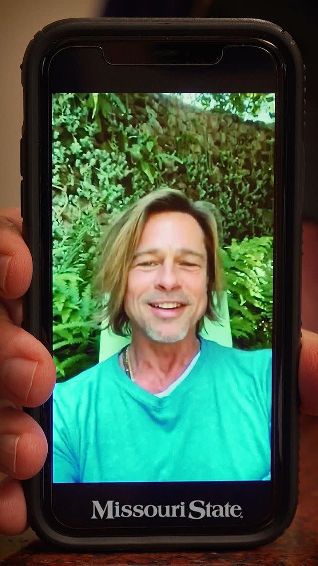 1) Brad Pitt and others share wellwishes for graduates