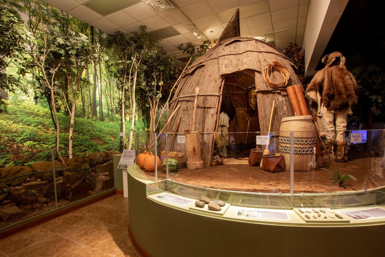 Reopened in January 2018 after undergoing a four-year renovation, the Citizen Potawatomi Cultural Heritage Center features interactive exhibits in 11 permanent galleries that are dedicated to telling the tribe's story