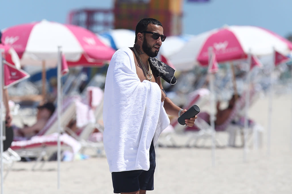 French Montana Drops Limited-Edition Pool Slides With Neiman Marcus