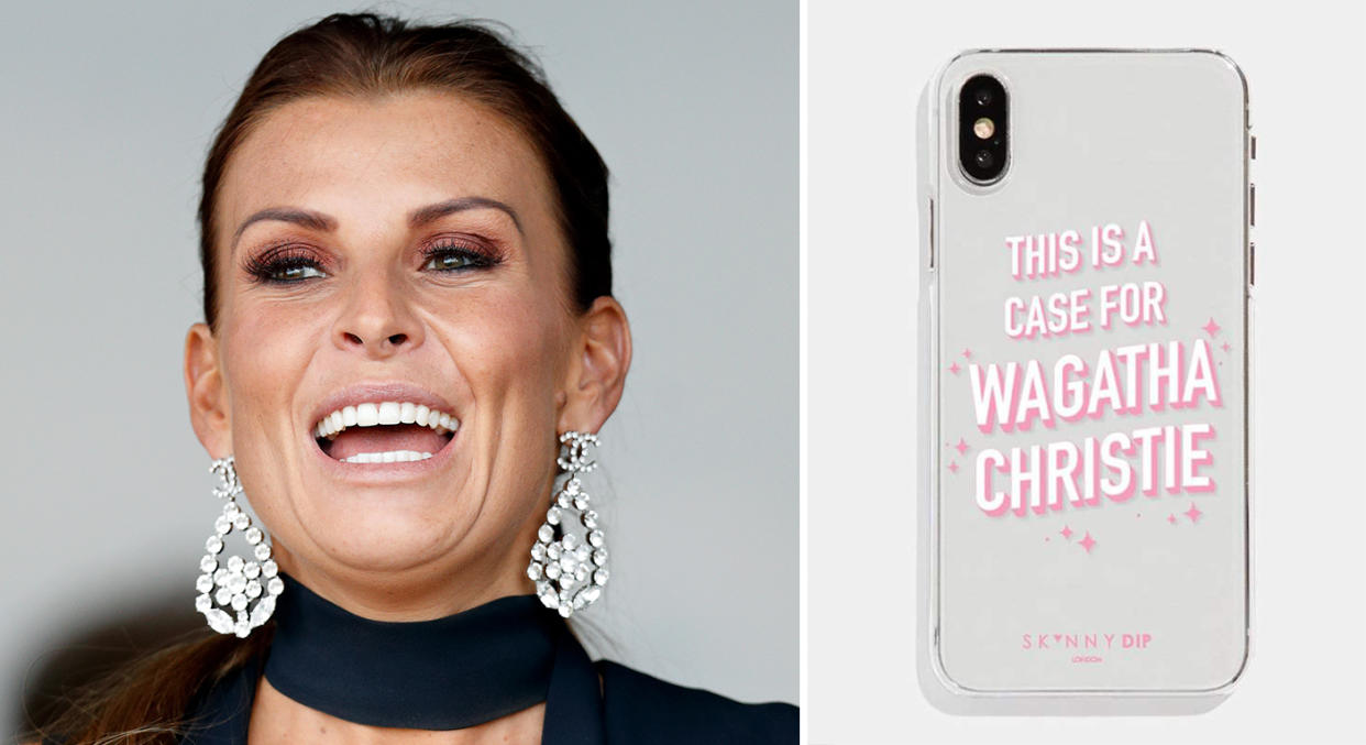 Skinny Dip has launched a phone case inspired by the Coleen Rooney and Rebekah Vardy drama [Photos: Getty/Skinny Dip]