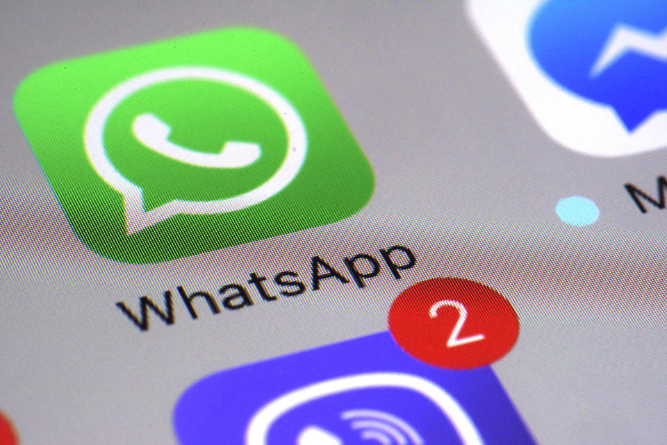 WhatsApp ultima su modo ‘no molestar’.  (AP Photo/Patrick Sison, File)