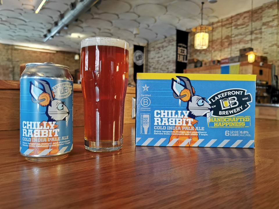 Chilly Rabbit is a new cold IPA from Lakefront Brewery.