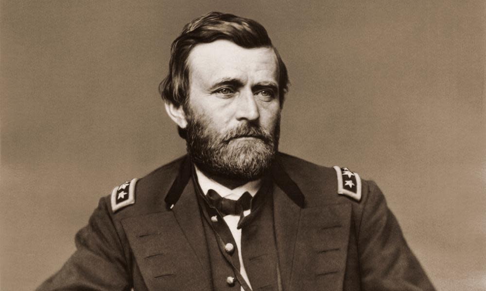 Ulysses S Grant, in his military uniform.