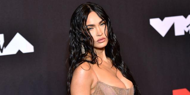 Megan Fox's PVC Bra and Thong on Instagram