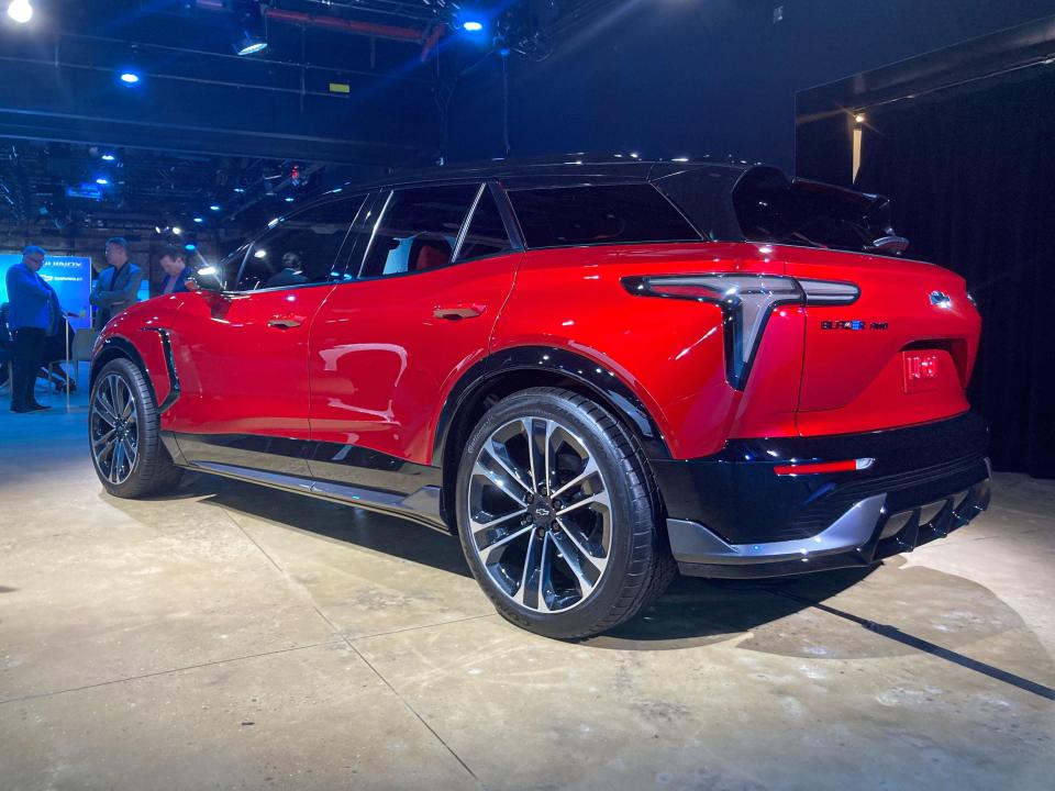 The 2024 Chevrolet Blazer EV SS electric SUV.