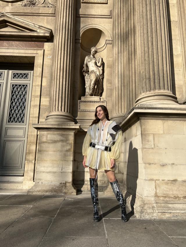 Este Haim, Danielle Haim and Alana Haim attend the Louis Vuitton