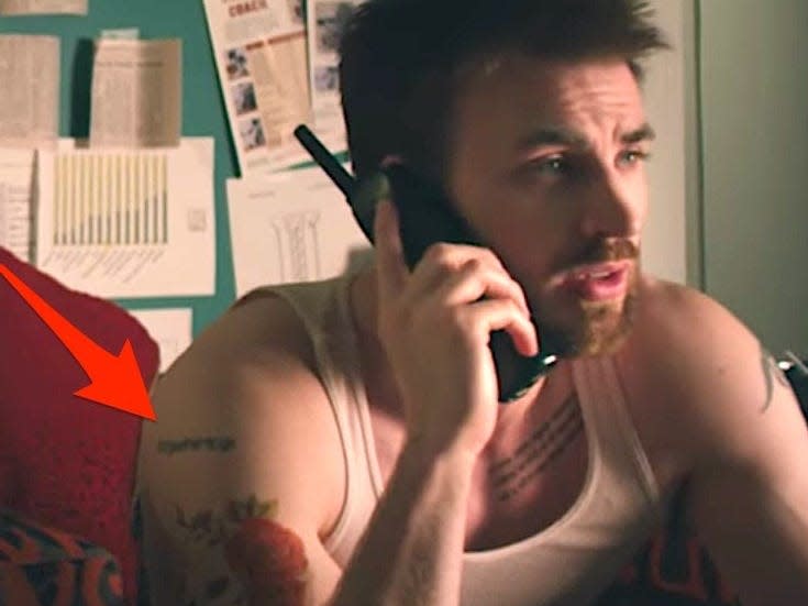 chris evans loyalty tattoo puncture movie 