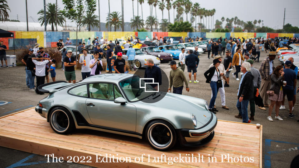 A scene from the eighth edition of Luftgekühlt, a one-day celebration of air-cooled Porsches.