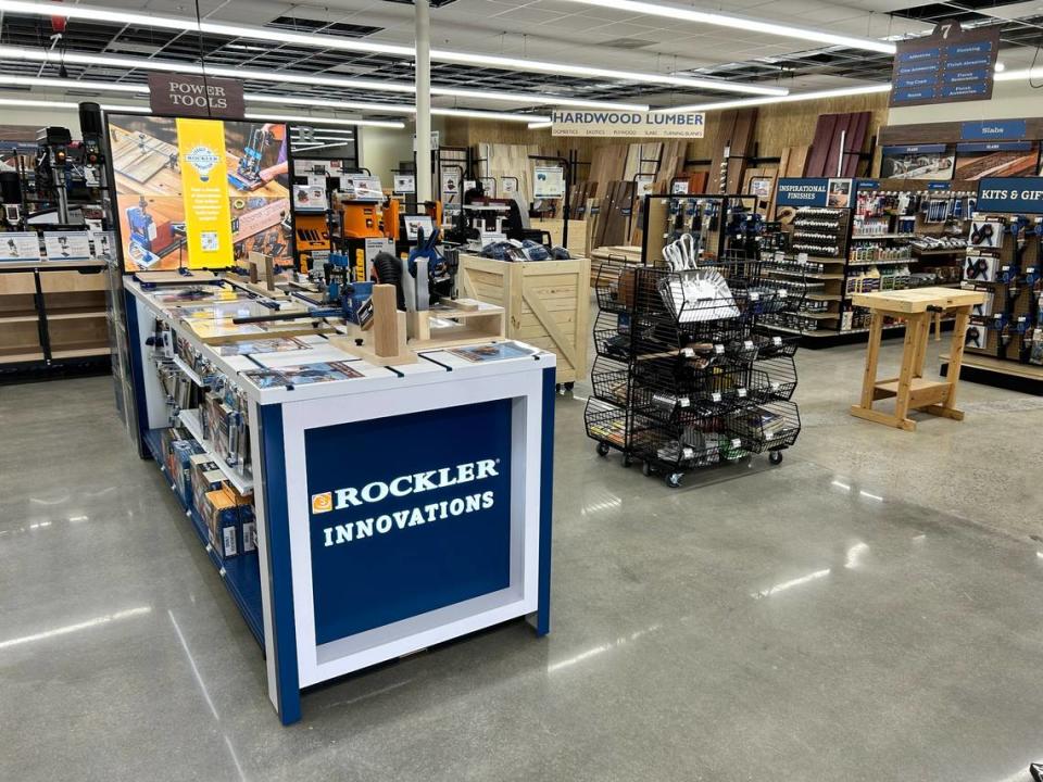 The family-owned Rockler Woodworking and Hardware, a 68-year-old chain based out of Minnesota, opened its first store at 314 Crossroads Blvd in Cary.